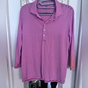 Renwick 3/4 Sleeve Cotton Polo